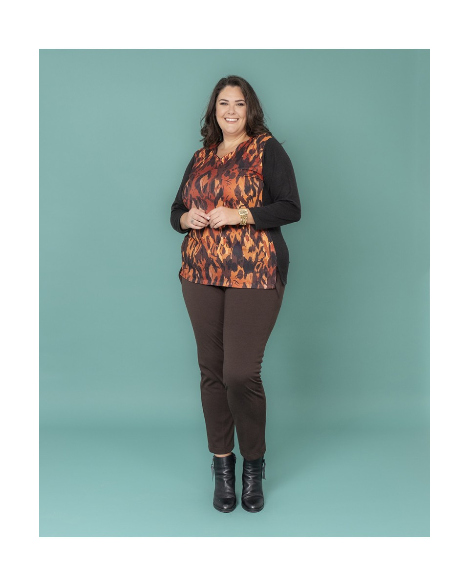 MAGLIA SCOLLO ZIG ZAG FANTASY